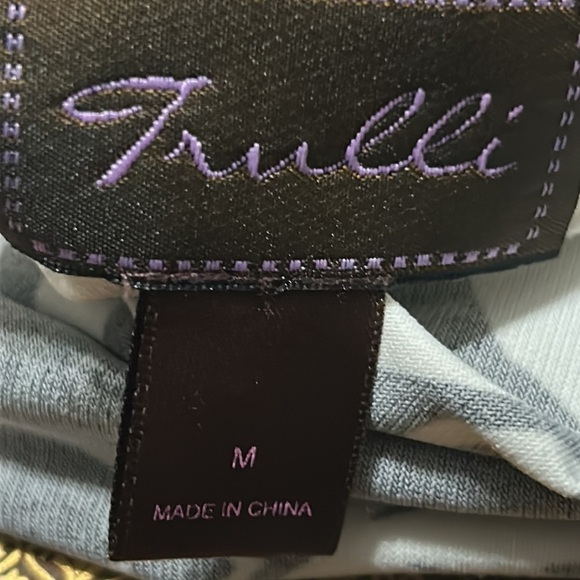 Ann Taylor Loft Trulli Black White Floral Shift Tunic Dress Size medium - Picture 7 of 8